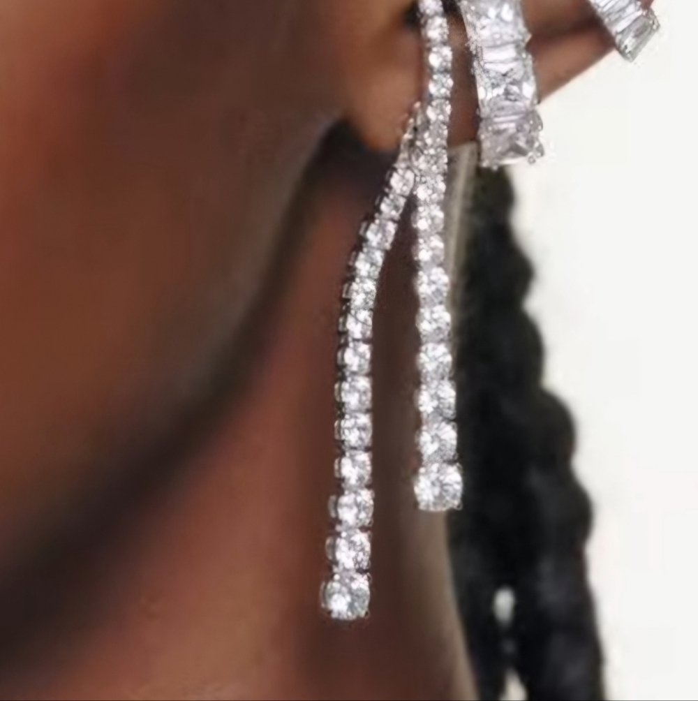 Gorgeous Swarovski CZ Drop Earrings